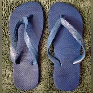 HAVAIANAS Blue Flip Flops Sandals Shoes Women's Size 4/5